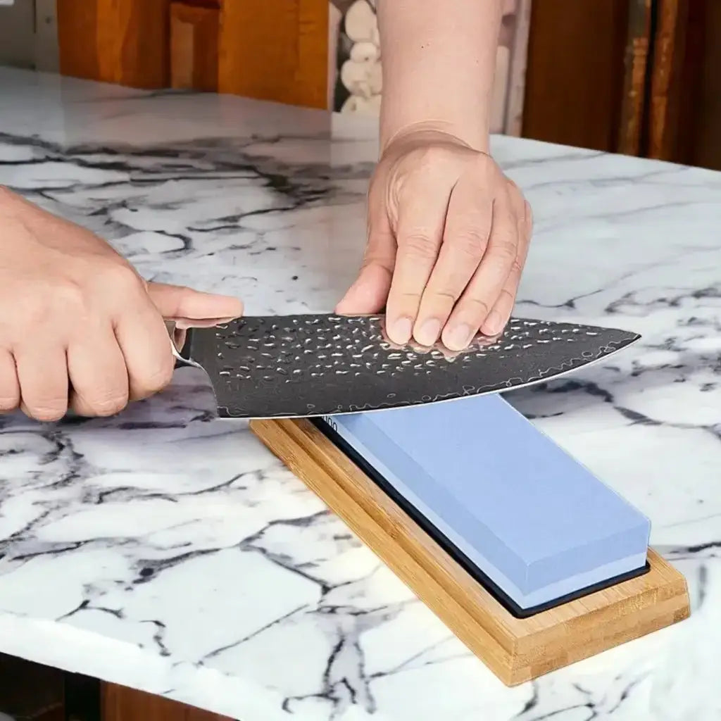 blade sharpening on Sharpening Stone
