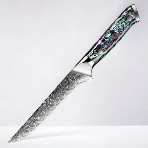 6 Inch Damascus Steel Boning Knife (Abalone Series) -