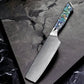 7 Inch Damascus Steel Nakiri Knife (Abalone Series) - 7 Inch