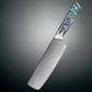 7 Inch Damascus Steel Nakiri Knife (Abalone Series) - 7 Inch