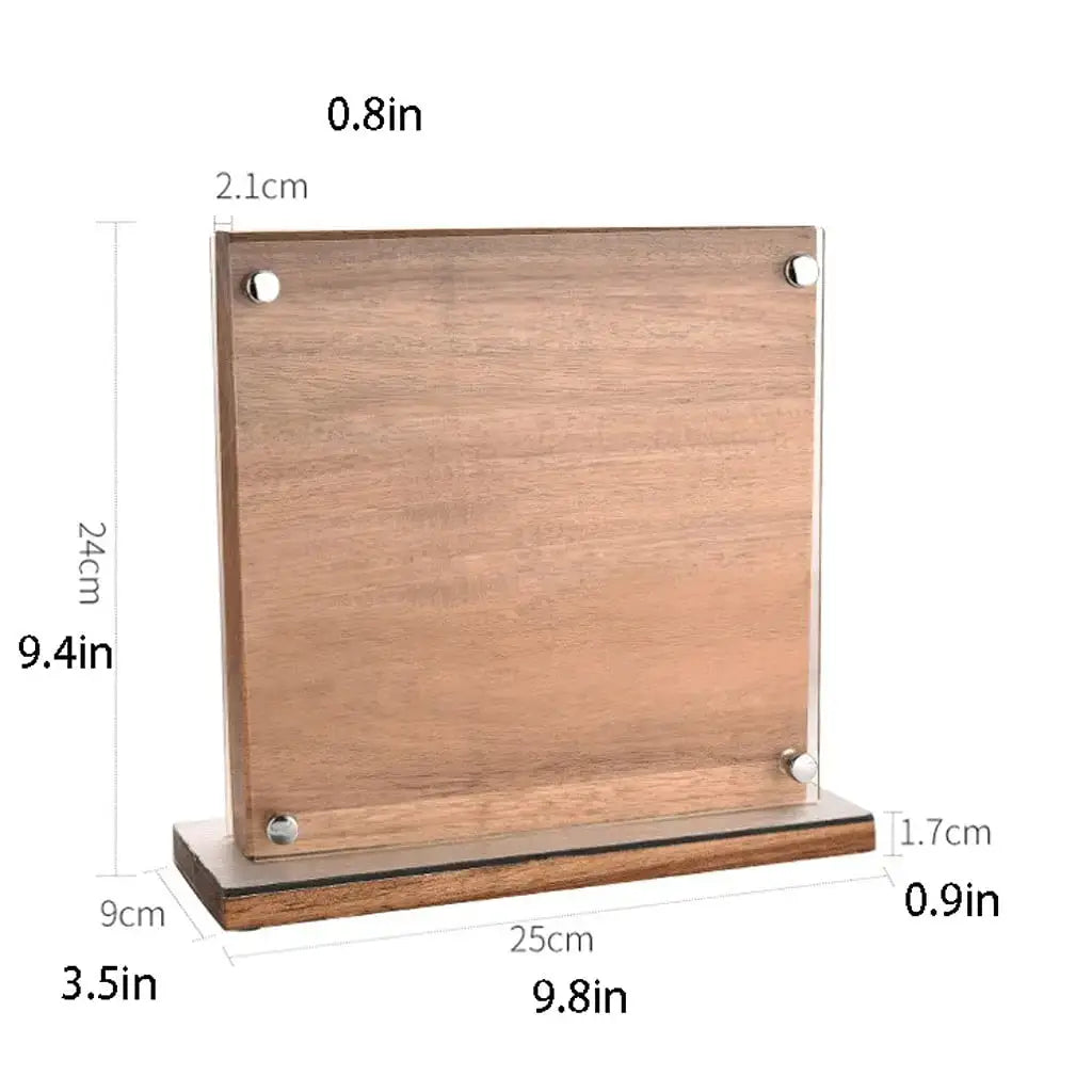 Magnetic Knife Block With Acrylic Shield Double Side Knife