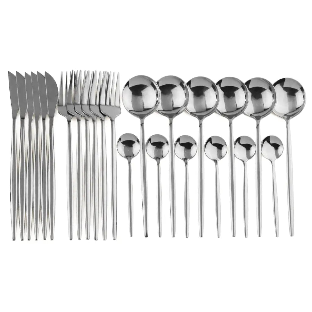 Classic Portuguese Stainless Steel Flatware Set - Cutlery