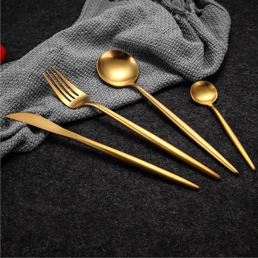 Classic Portuguese Stainless Steel Flatware Set - Cutlery