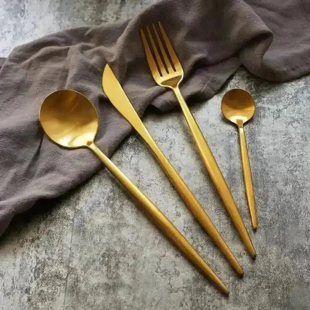 Classic Portuguese Stainless Steel Flatware Set - Cutlery