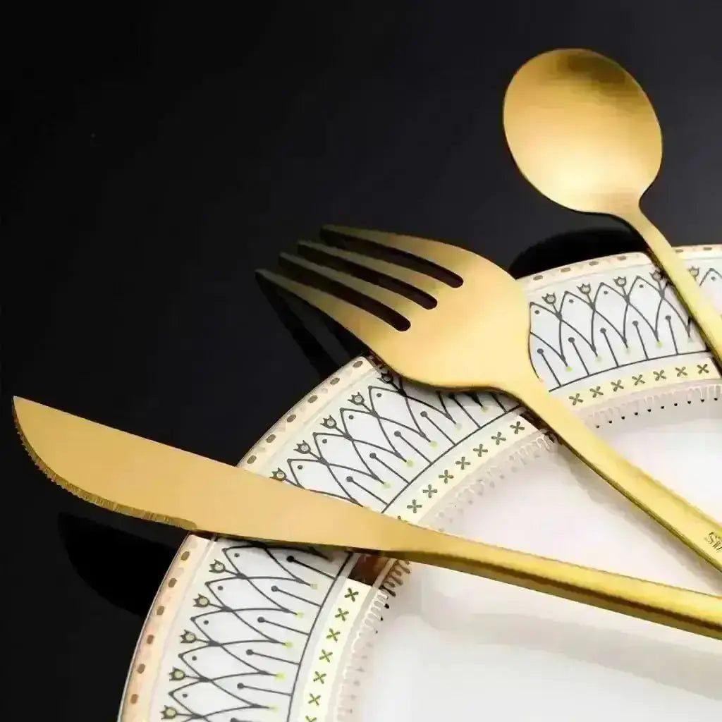 Classic Portuguese Stainless Steel Flatware Set - Cutlery