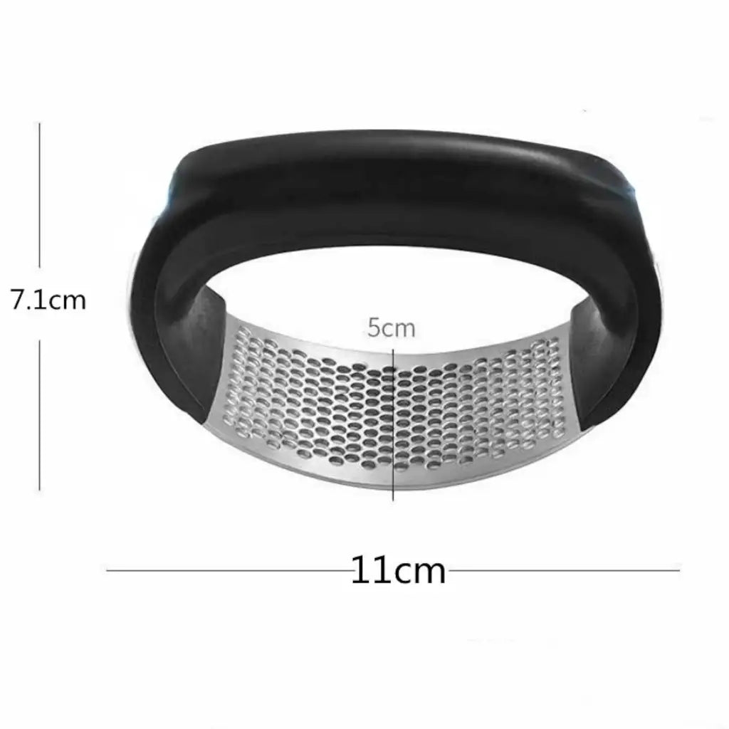 Stainless Steel Garlic Press - Garlic Crusher width and length