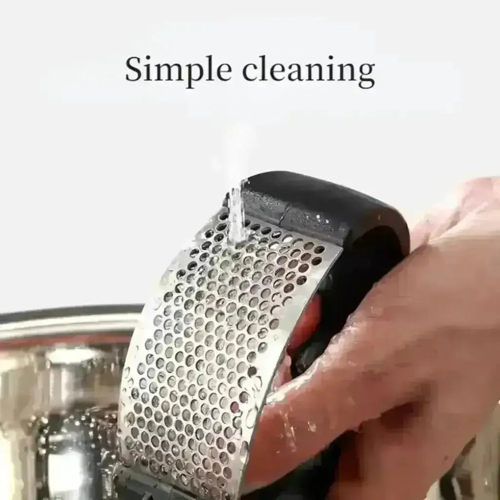 Stainless Steel Garlic Press - Garlic Crusher that is easy to clean