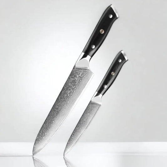 2 Piece Damascus Steel Chef Knife Kit (Executive Series) -