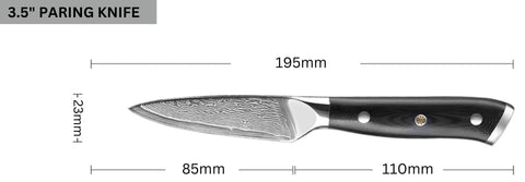 5 Piece Damascus Steel Knife Set (Executive Series)